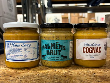 Nisses christmas mustard package