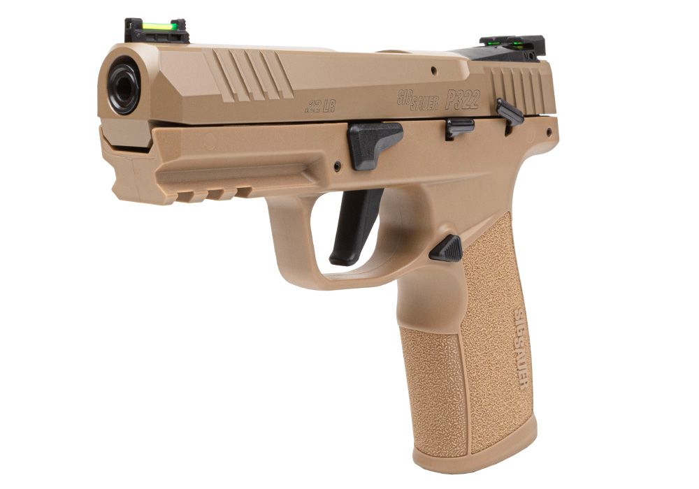 Sig Sauer P322 TacPac 22LR 4" (3) 20rd Coyote - 2