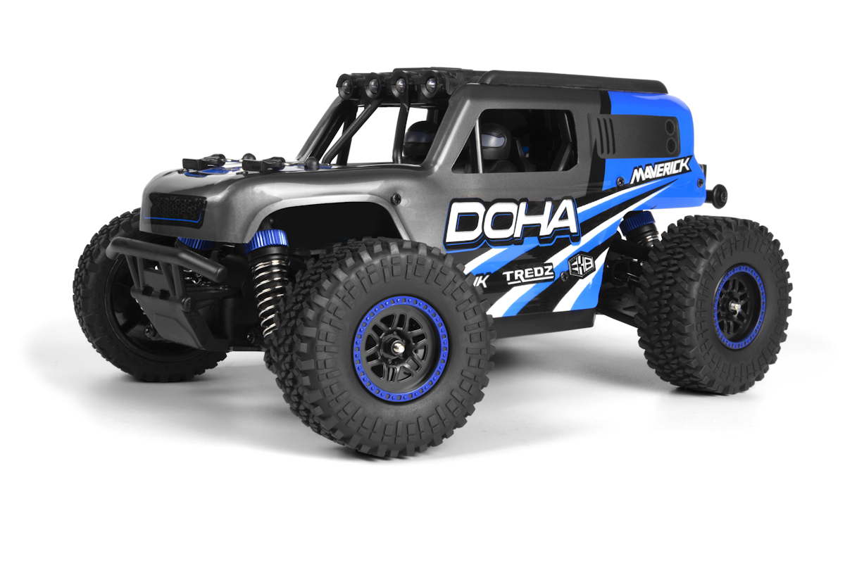 Maverick RC MV150700 Doha 1/20 4WD Electric Truck - Blue