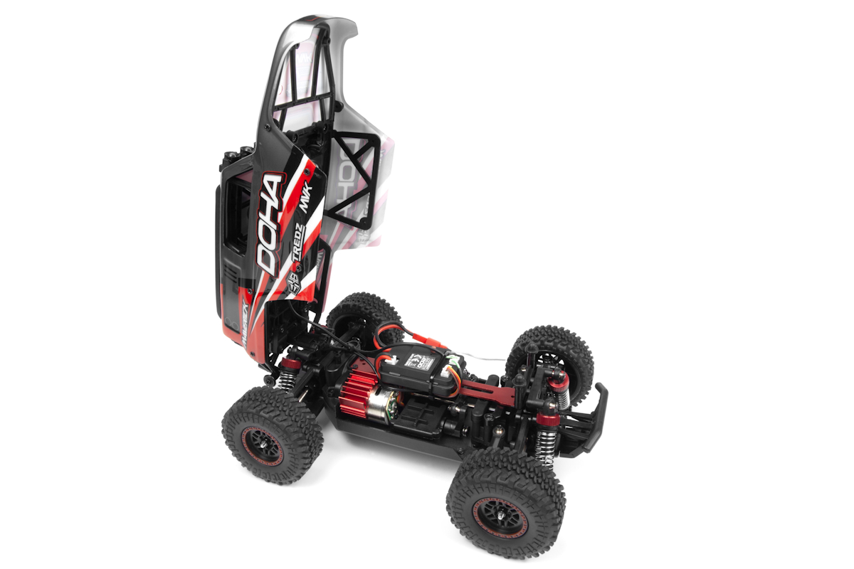 Maverick RC MV150701 Doha 1/20 4WD Electric Truck - Red - 8
