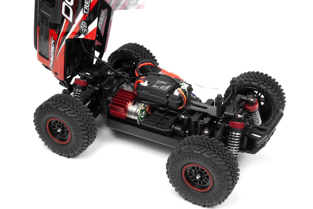 Maverick RC MV150701 Doha 1/20 4WD Electric Truck - Red - 7