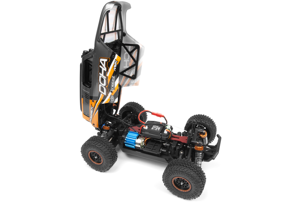 Maverick RC MV150702 Doha 1/20 4WD Electric Truck - Orange - 8