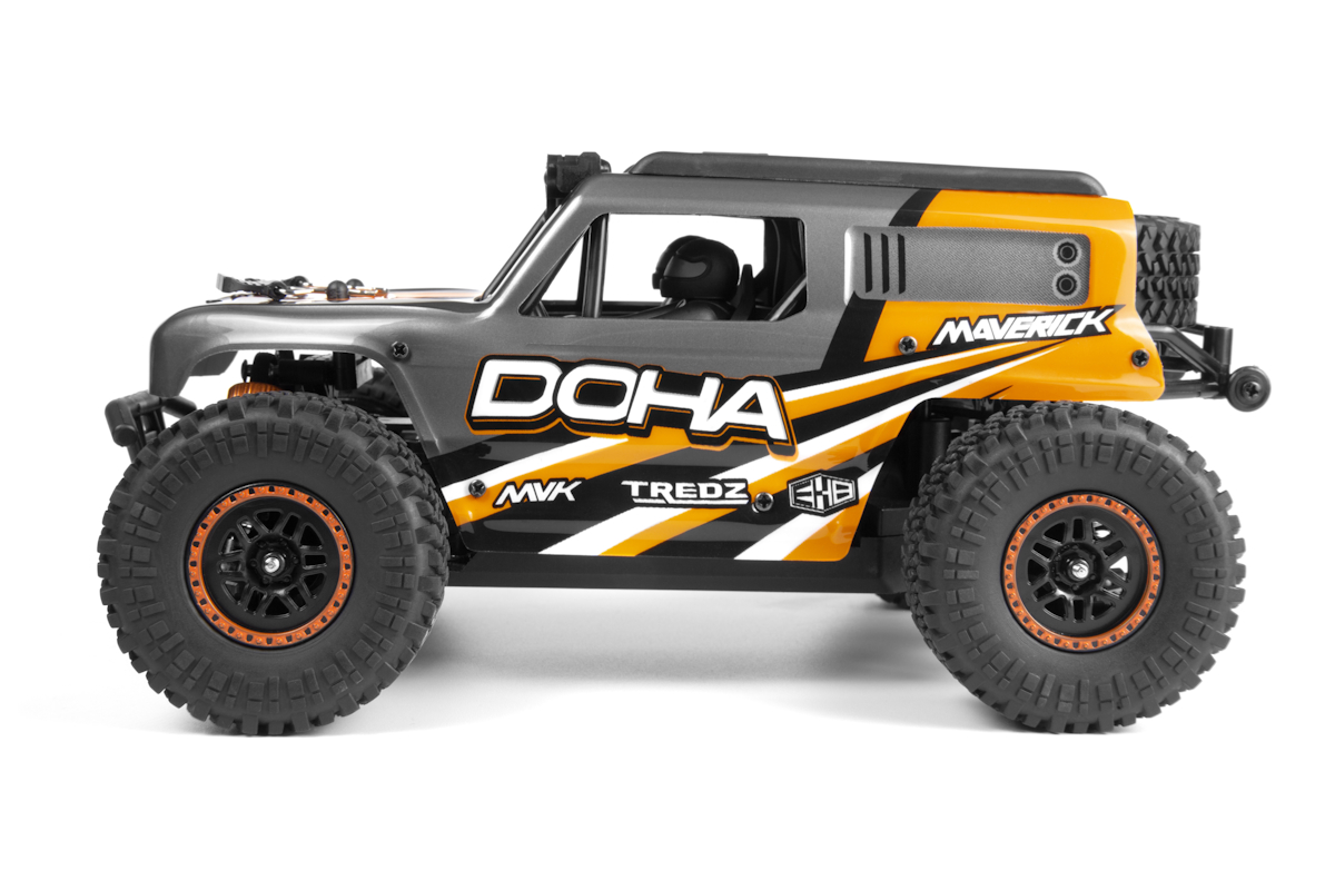 Maverick RC MV150702 Doha 1/20 4WD Electric Truck - Orange - 2