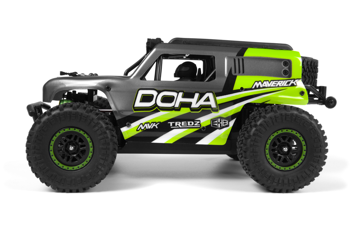 Maverick RC MV150703 Doha 1/20 4WD Electric Truck - Green - 2