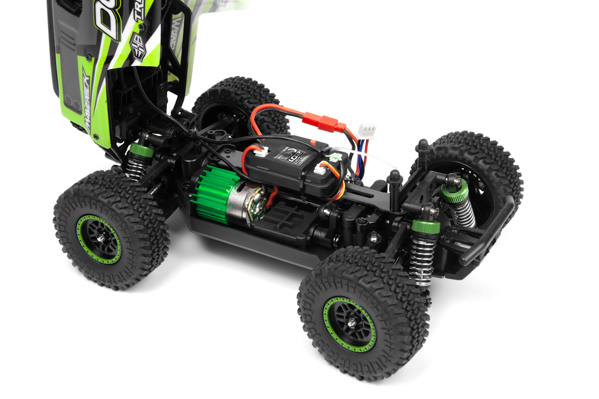 Maverick RC MV150703 Doha 1/20 4WD Electric Truck - Green - 6