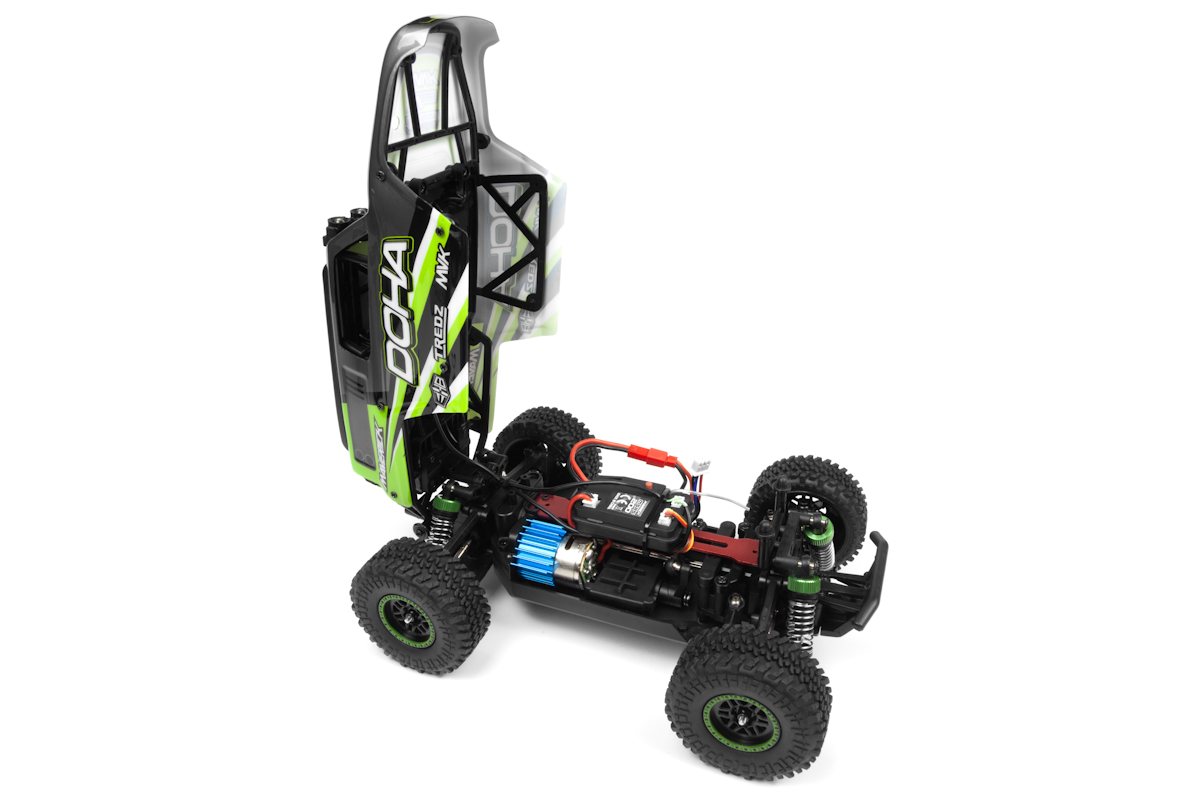 Maverick RC MV150703 Doha 1/20 4WD Electric Truck - Green - 7