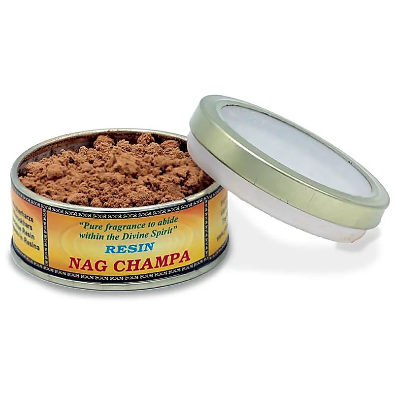 Rökelse Pulver i Plåtburk - Nag Champa 