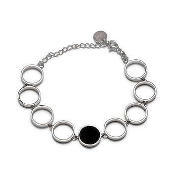 Sägen Luna armband stål