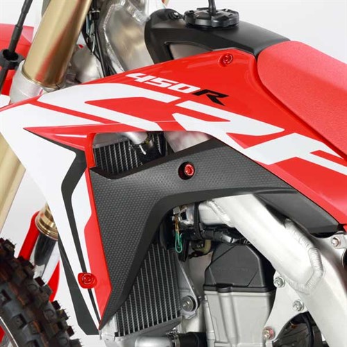 ZETA Alu Bolt Set for Plastics CRF450R 2021-23,CRF250 22-23 15pcs, Red - 2