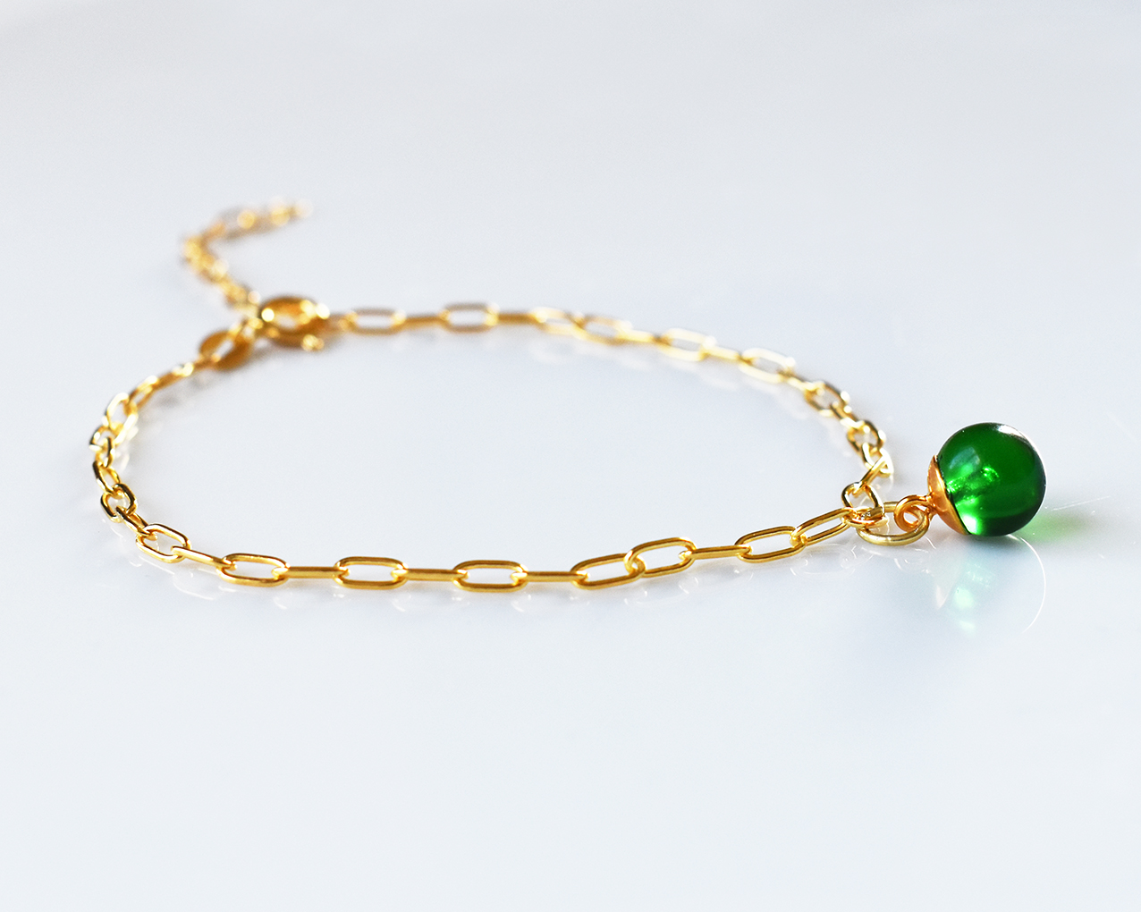 UDDEN GRAN - armband i grönt guldpläterat - 2