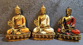 Mediterande Thai Buddha - 13 cm