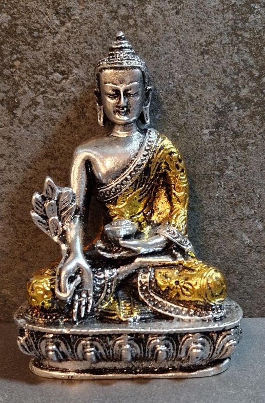 Mediterande Thai Buddha - 13 cm - 8