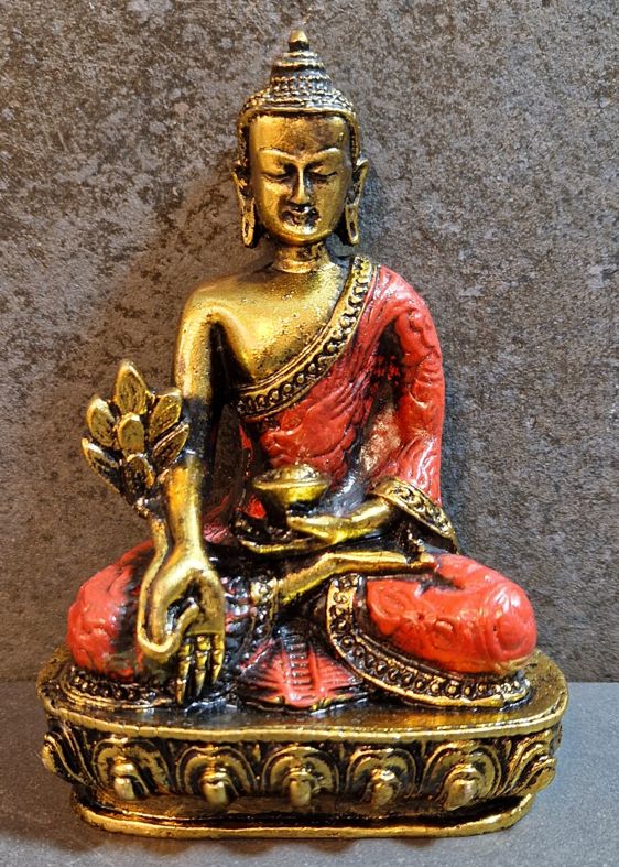 Mediterande Thai Buddha - 13 cm - 6