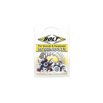 Skivbromsbult RMZ/KX/KXF, 4xM6-13, 4xM8-15 m. loctite
