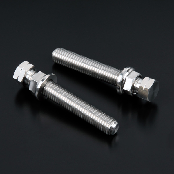 ZETA Gr5-Ti Chain AjusterBolt/Nut Set M8 50mm 2pcs CR/KX/RM/YZ