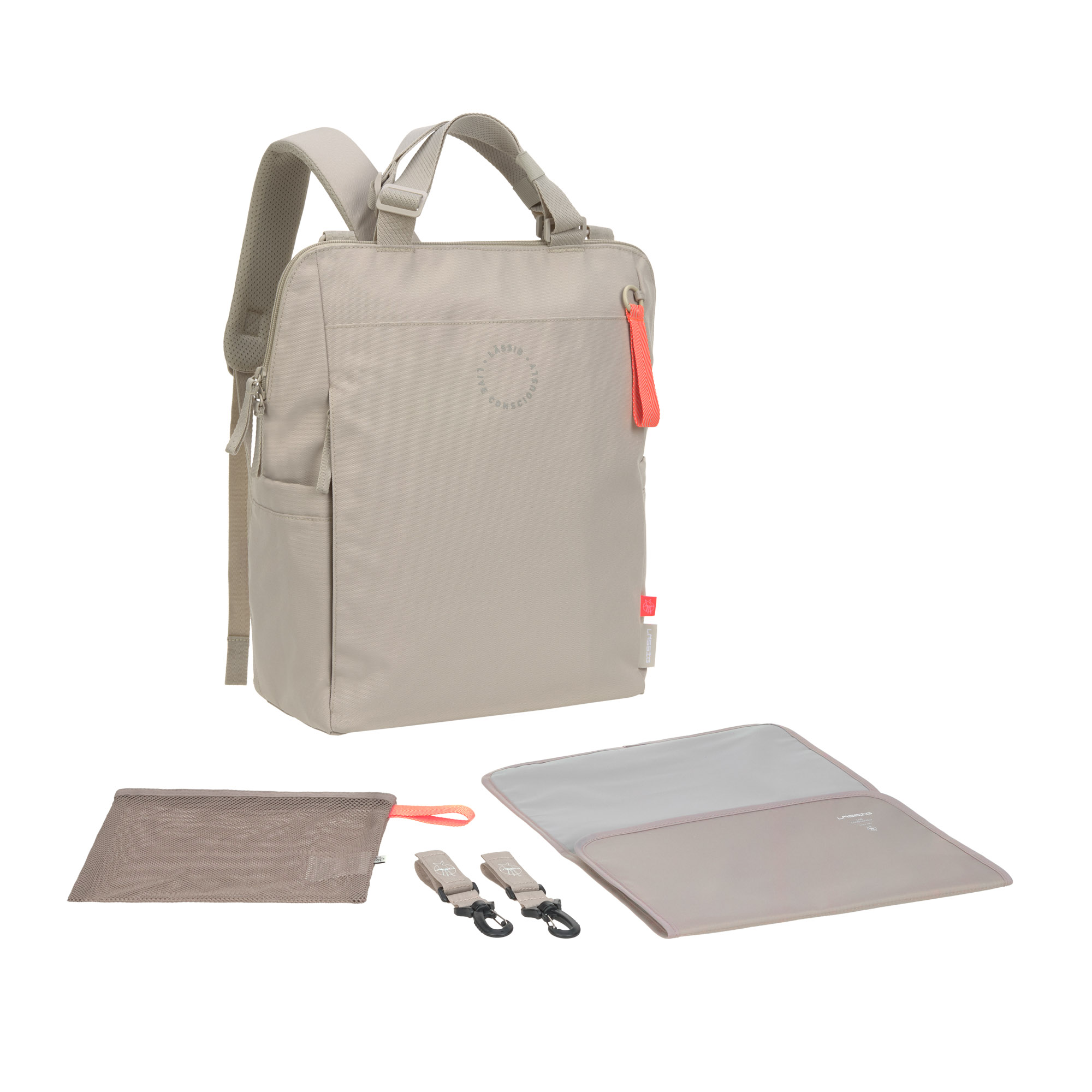 Lässig GRE Conversion Backpack beige