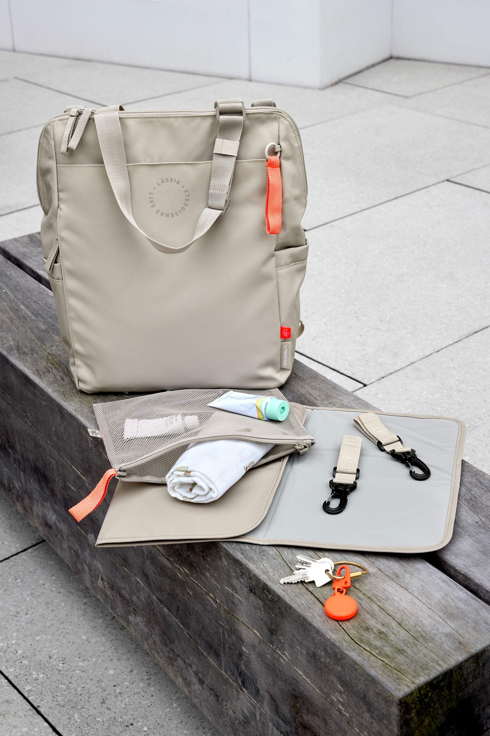 Lässig GRE Conversion Backpack beige - 13