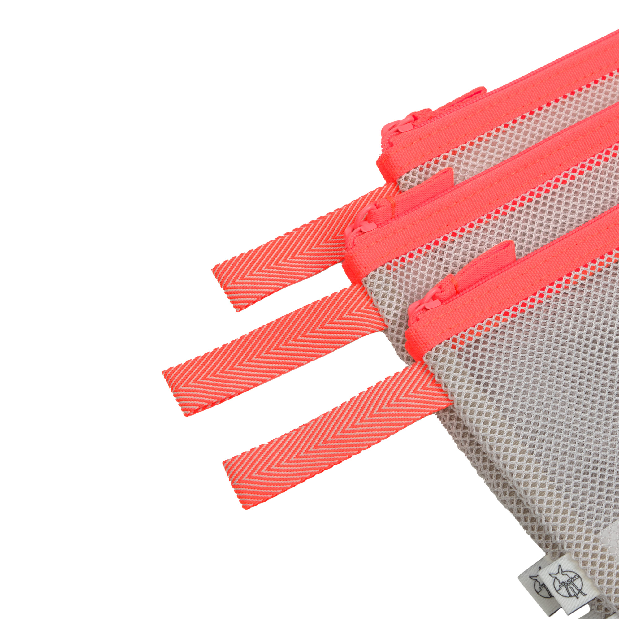 Lässig Mesh Bags Set 3 pcs neon orange - 3
