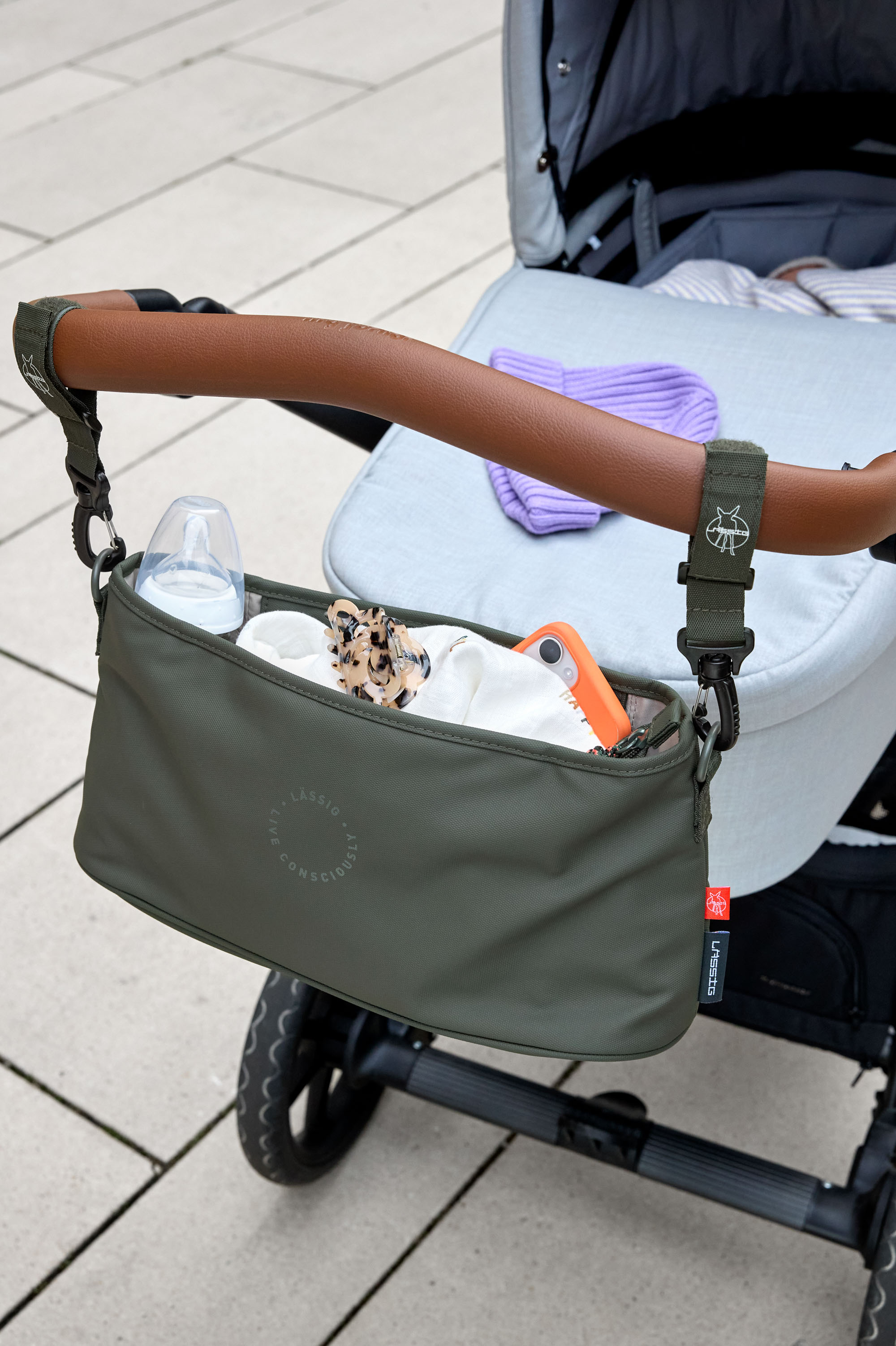 Lässig Buggy Organizer dark olive - 8