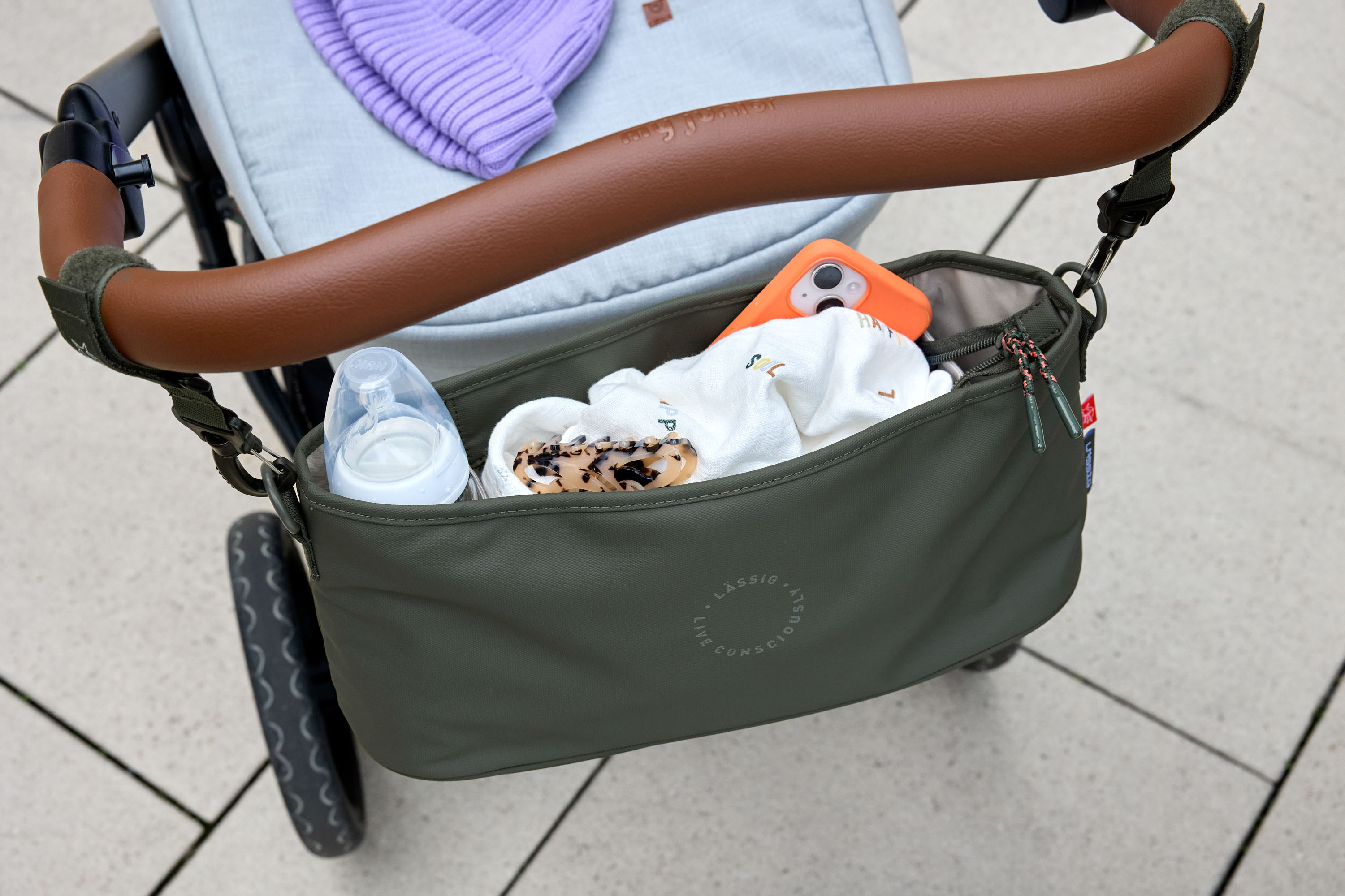 Lässig Buggy Organizer dark olive - 7