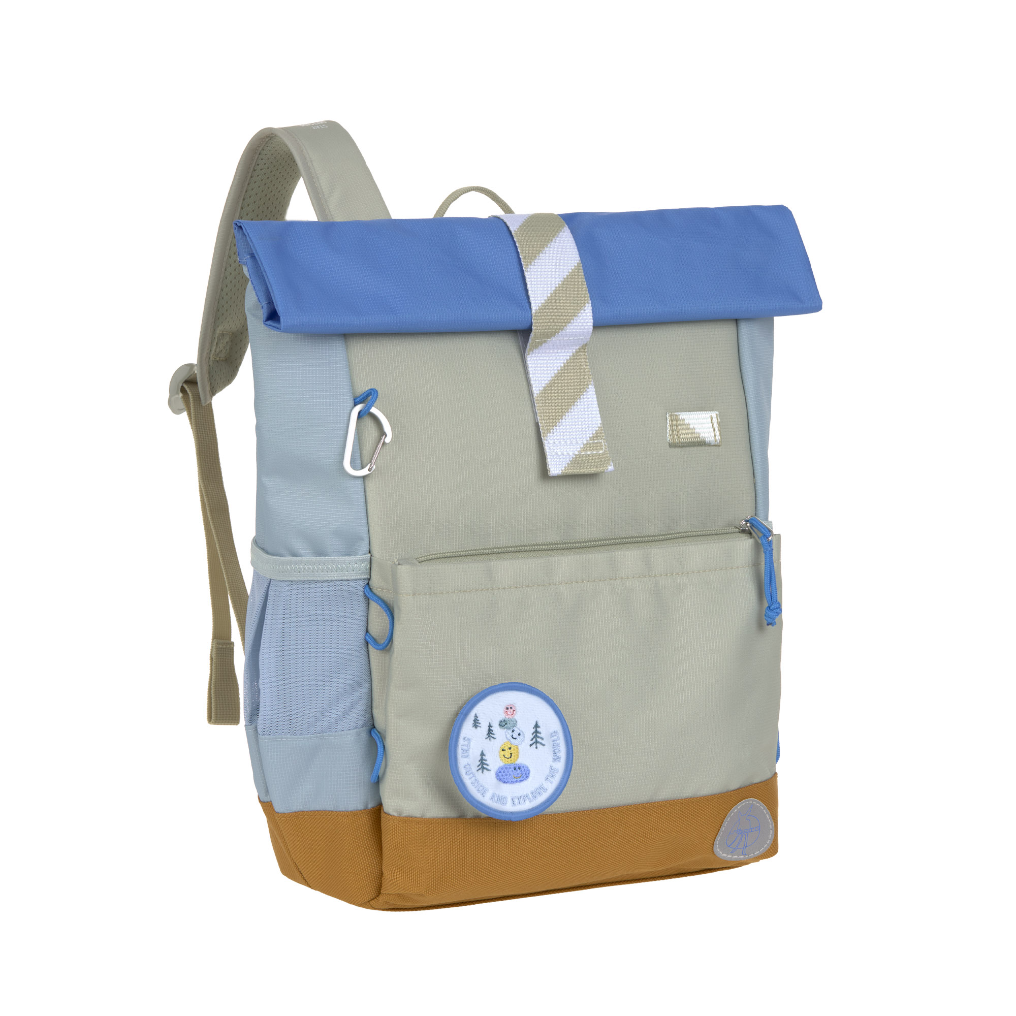 Lässig Medium Rolltop Backpack Sunny Explorer green/blue
