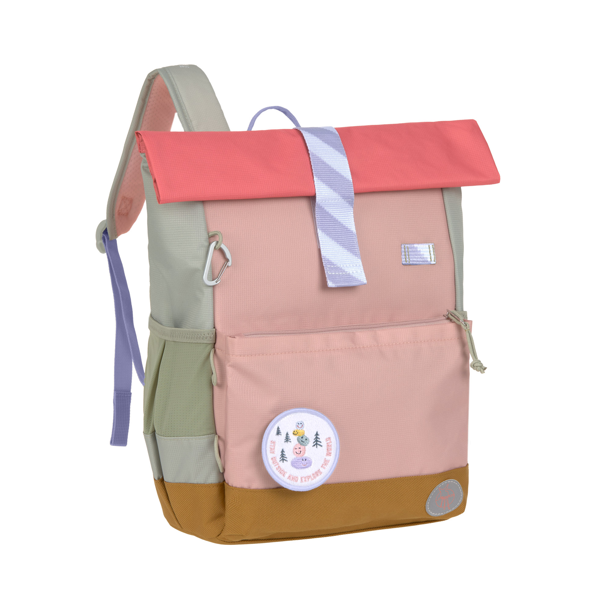 Lässig Medium Rolltop Backpack Sunny Explorer rose/pink