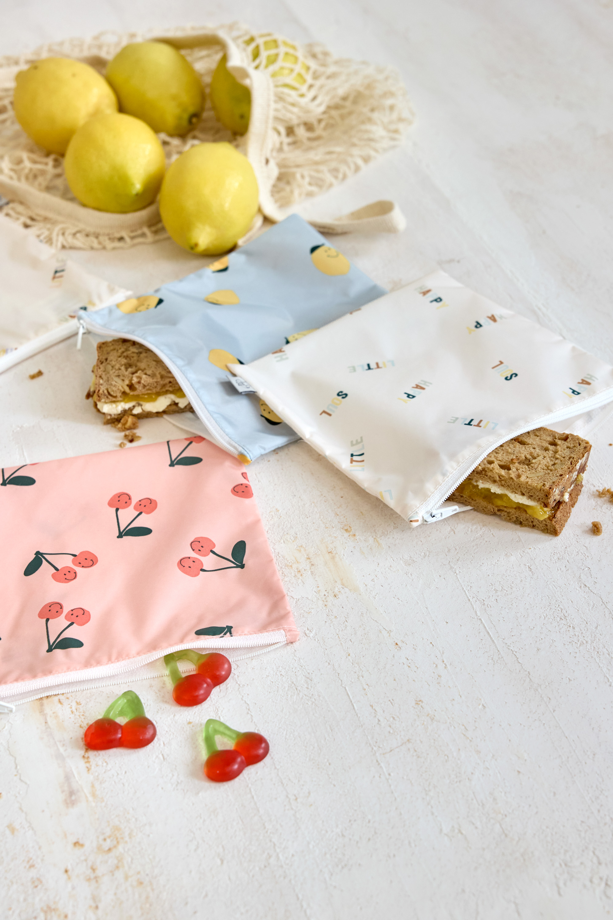 Lässig Snack Bag 2 pcs Happy Fruits Lemon - 8