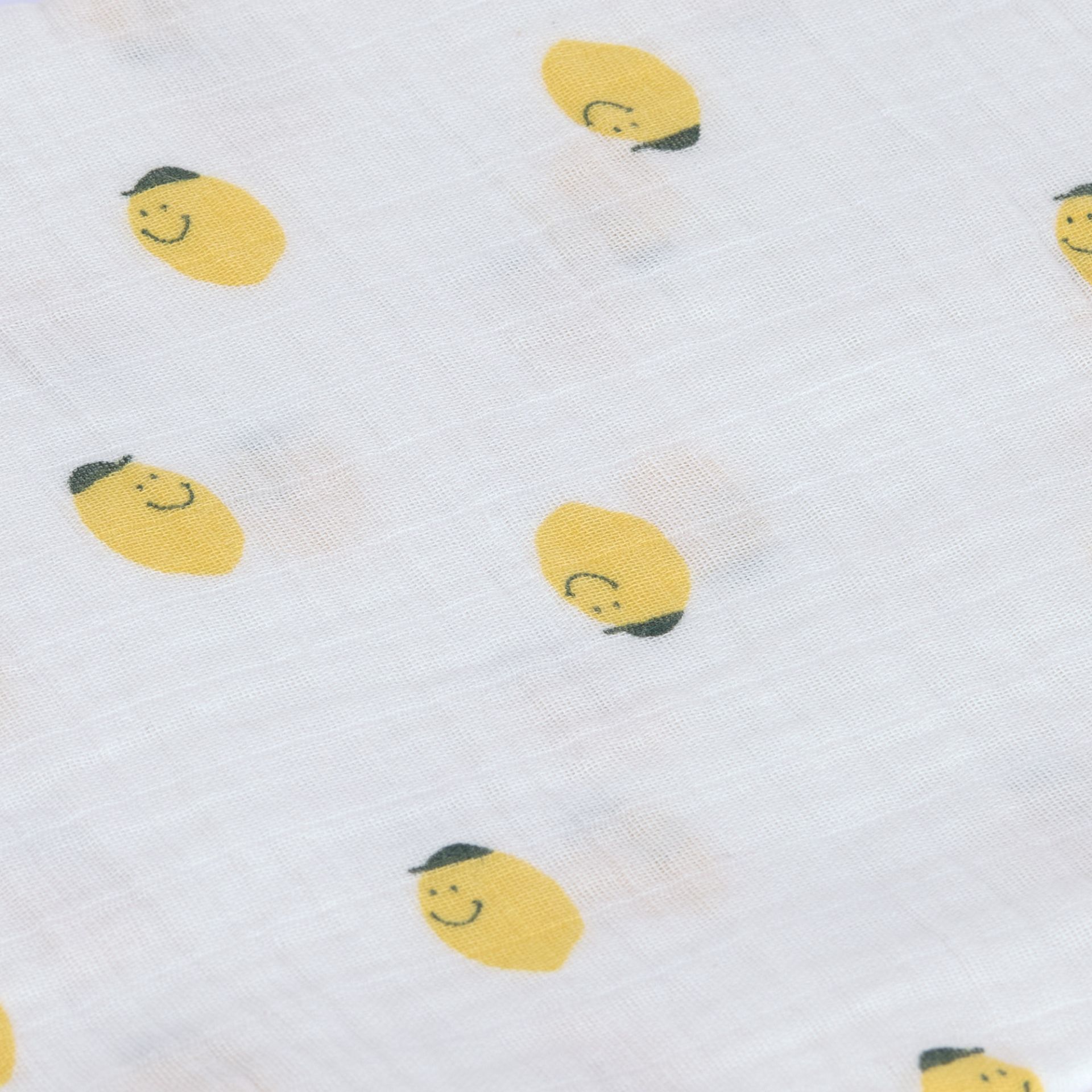 Lässig Swaddle & Burp Blank L GOTS Happy Fruits Lemon - 5