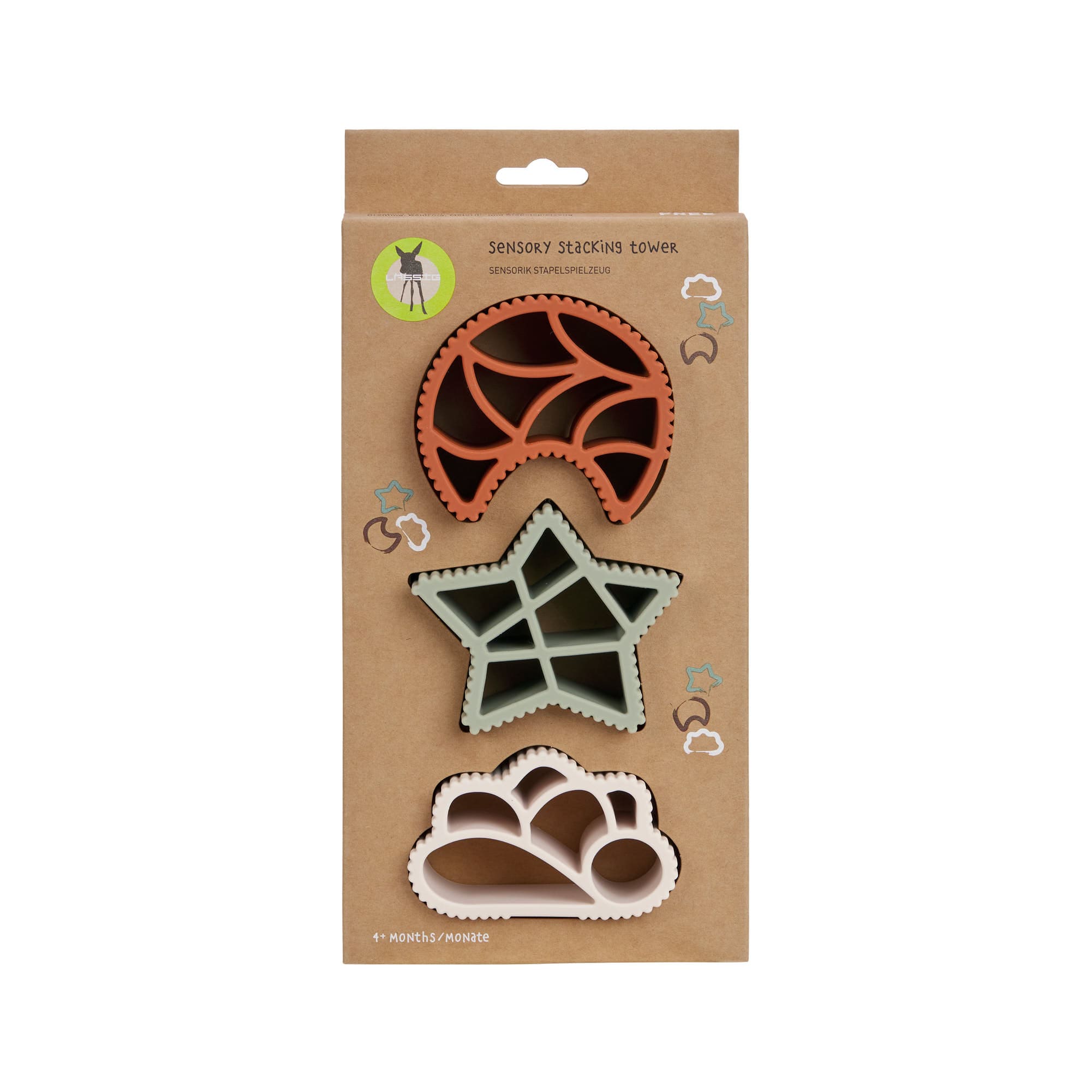 Lässig Sensory Stacking Tower Lit Univers Cloud/Moon/Star - 4
