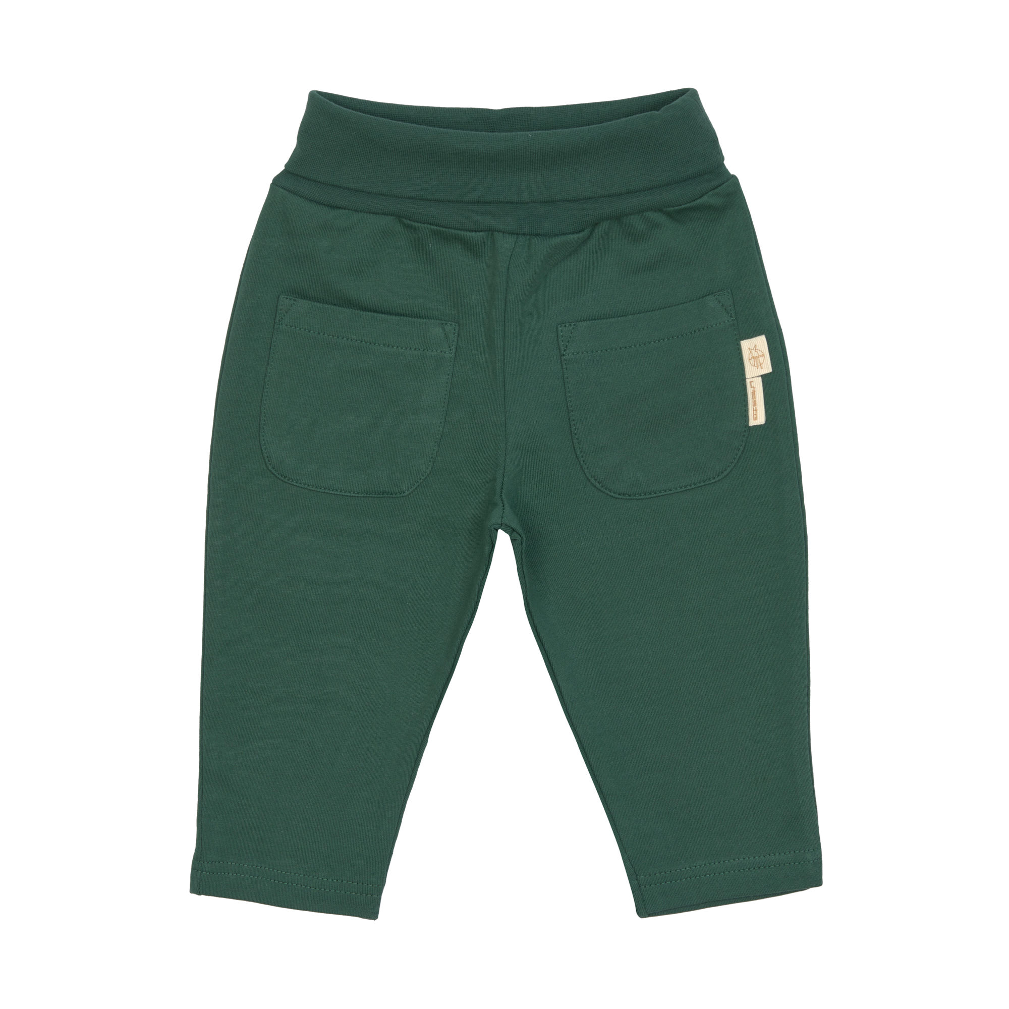 Lässig Sweatpants GOTS dark green, 7-12 months