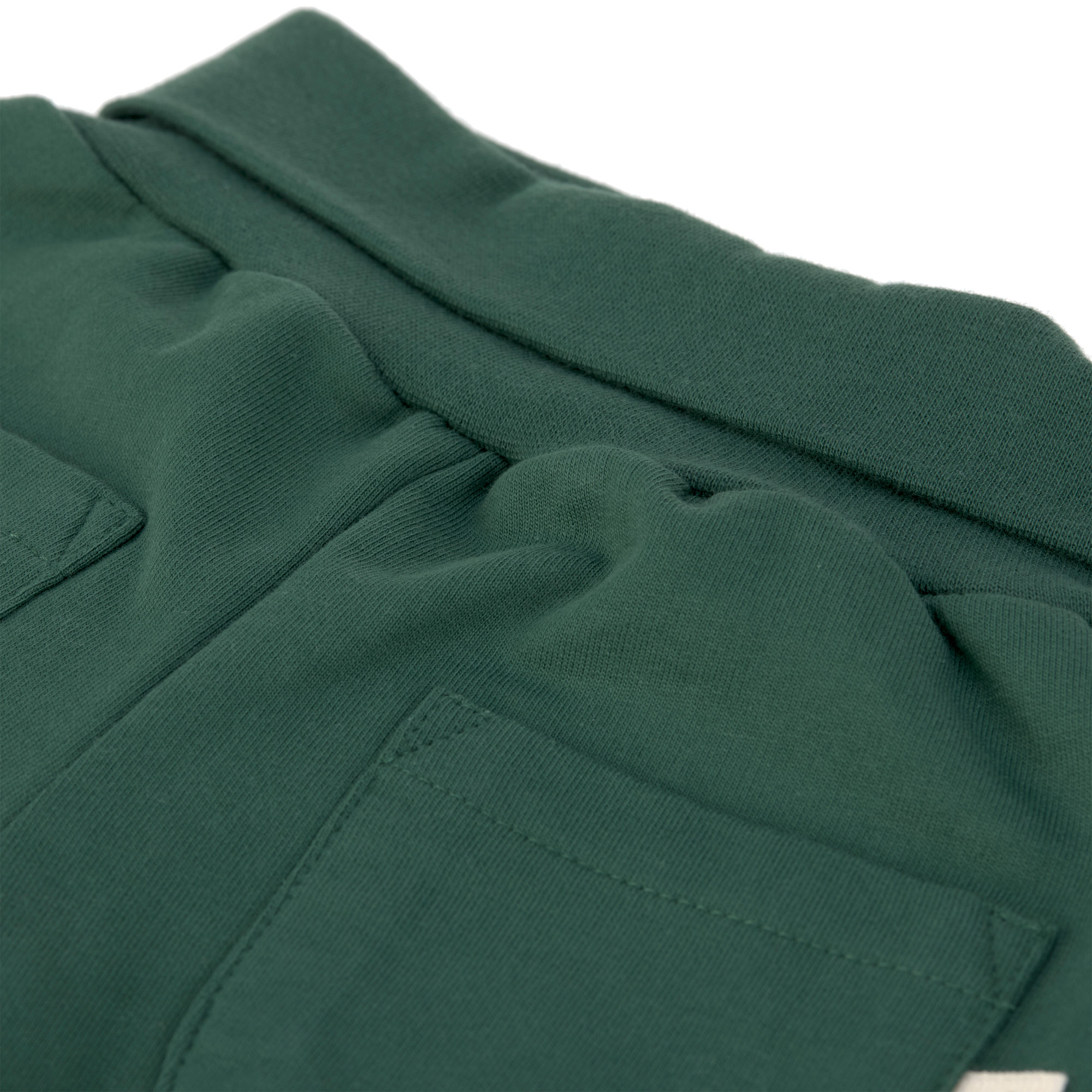Lässig Sweatpants GOTS dark green, 7-12 months - 3