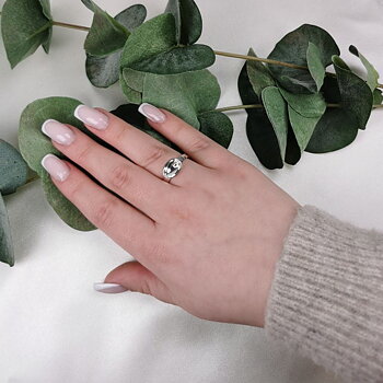 IAMLUND Skimra ring silver