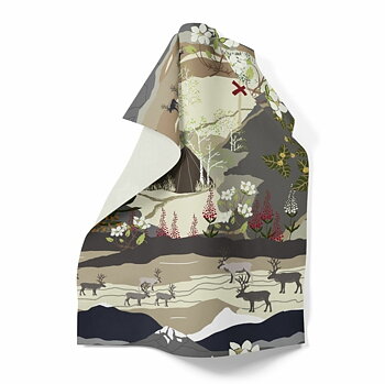 Fjällvandring beige handduk
