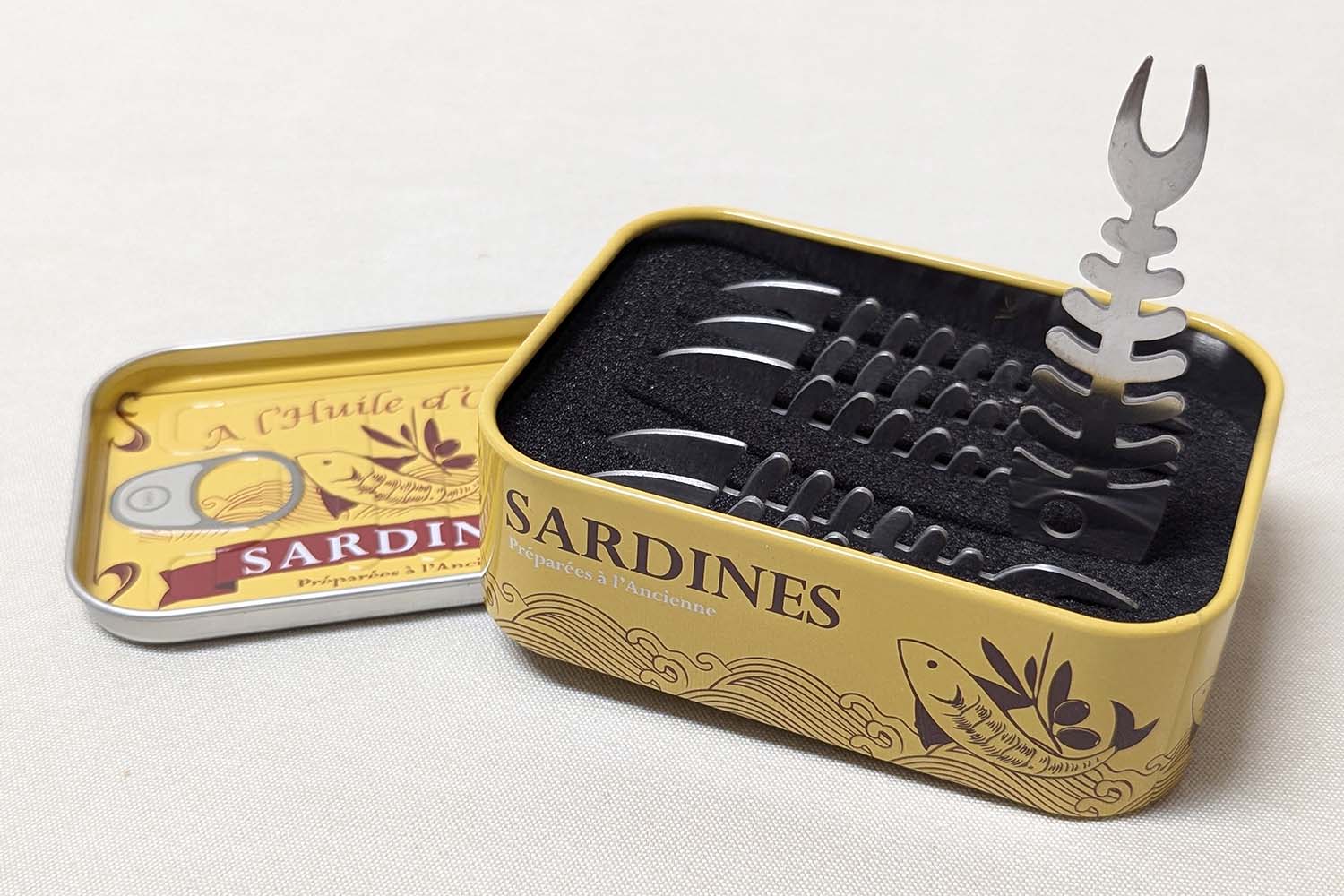 Sardines set of 6 cocktail forks - 3