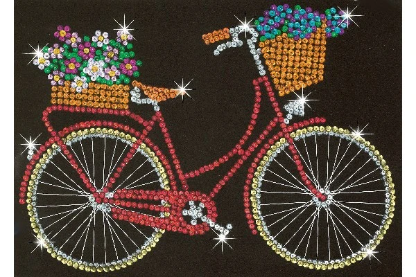 Sequin Art Pyörä 25x34cm - 2