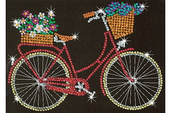 Sequin Art Pyörä 25x34cm