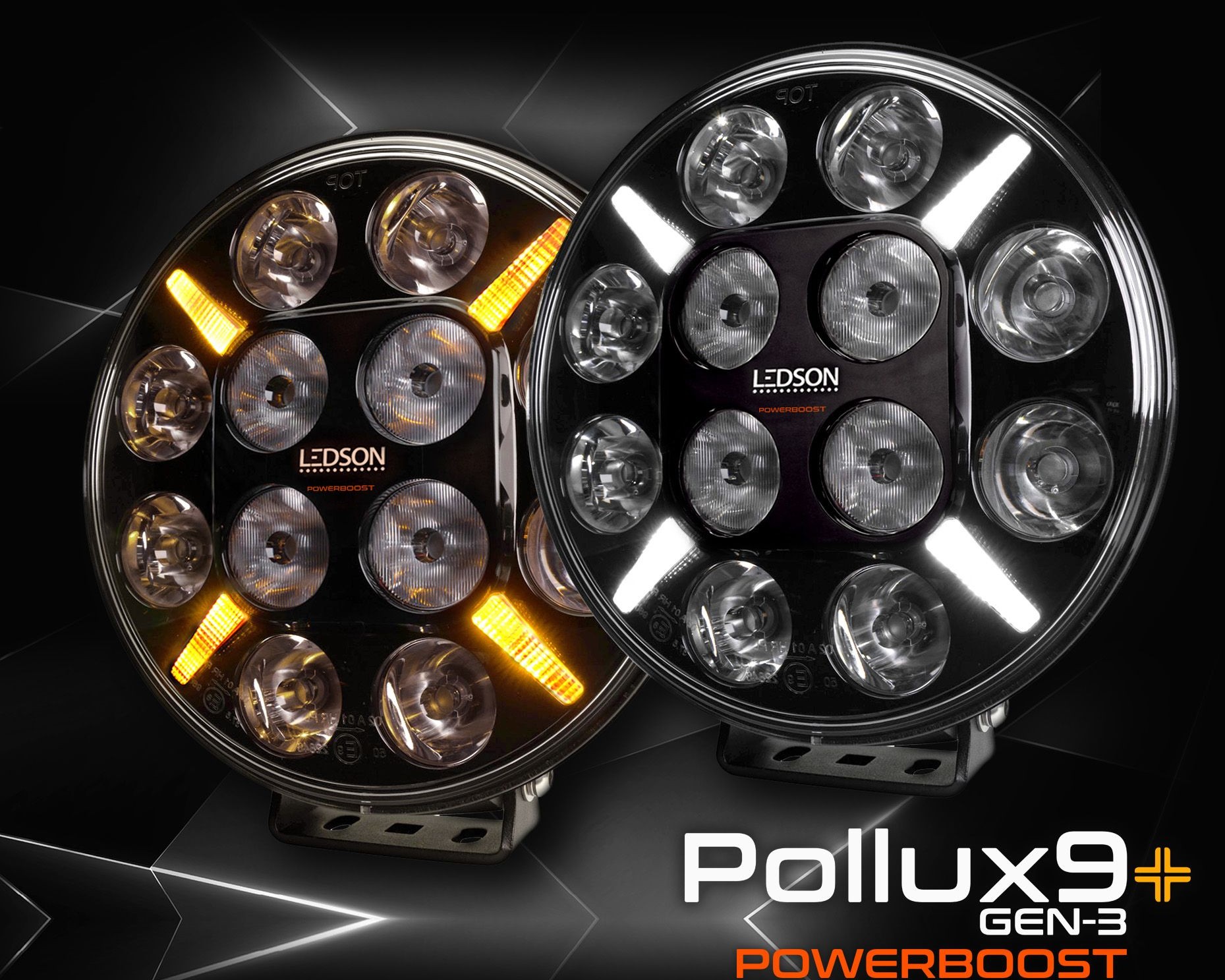Pollux9+ Gen3 LED Extraljus 9ˮ (Drive) 120W Powerboost - 3