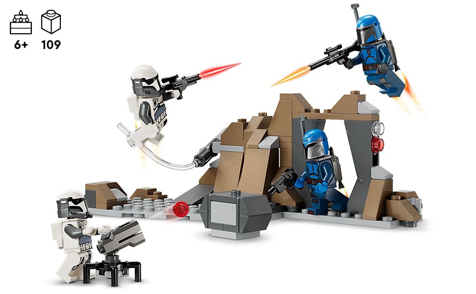 LEGO 75373 Väijytys Mandalorella – taistelupakkaus Star Wars - 3