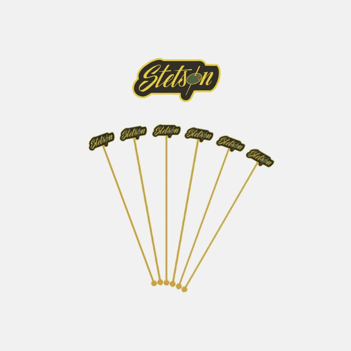 Stetson - Cocktail Stirrer 5-pack