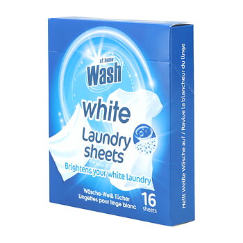 At Home Wash Colour Catching Sheets 16 White