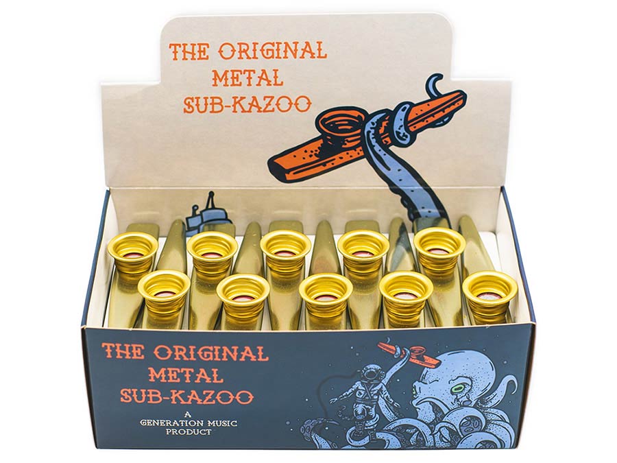 Generation Music Metal Sub-Kazoo gold colored - 2