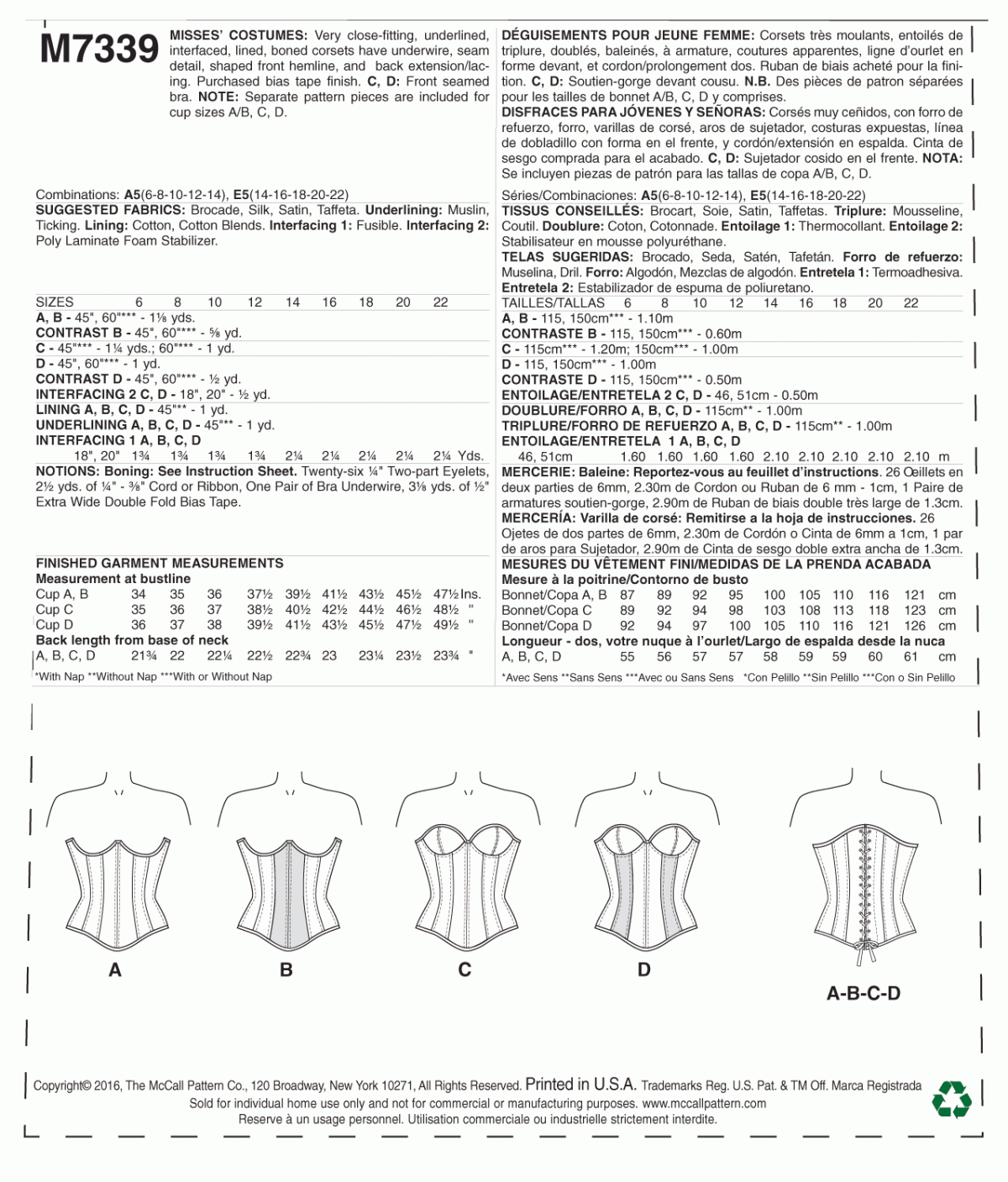 MC7339 - Corsets - 4