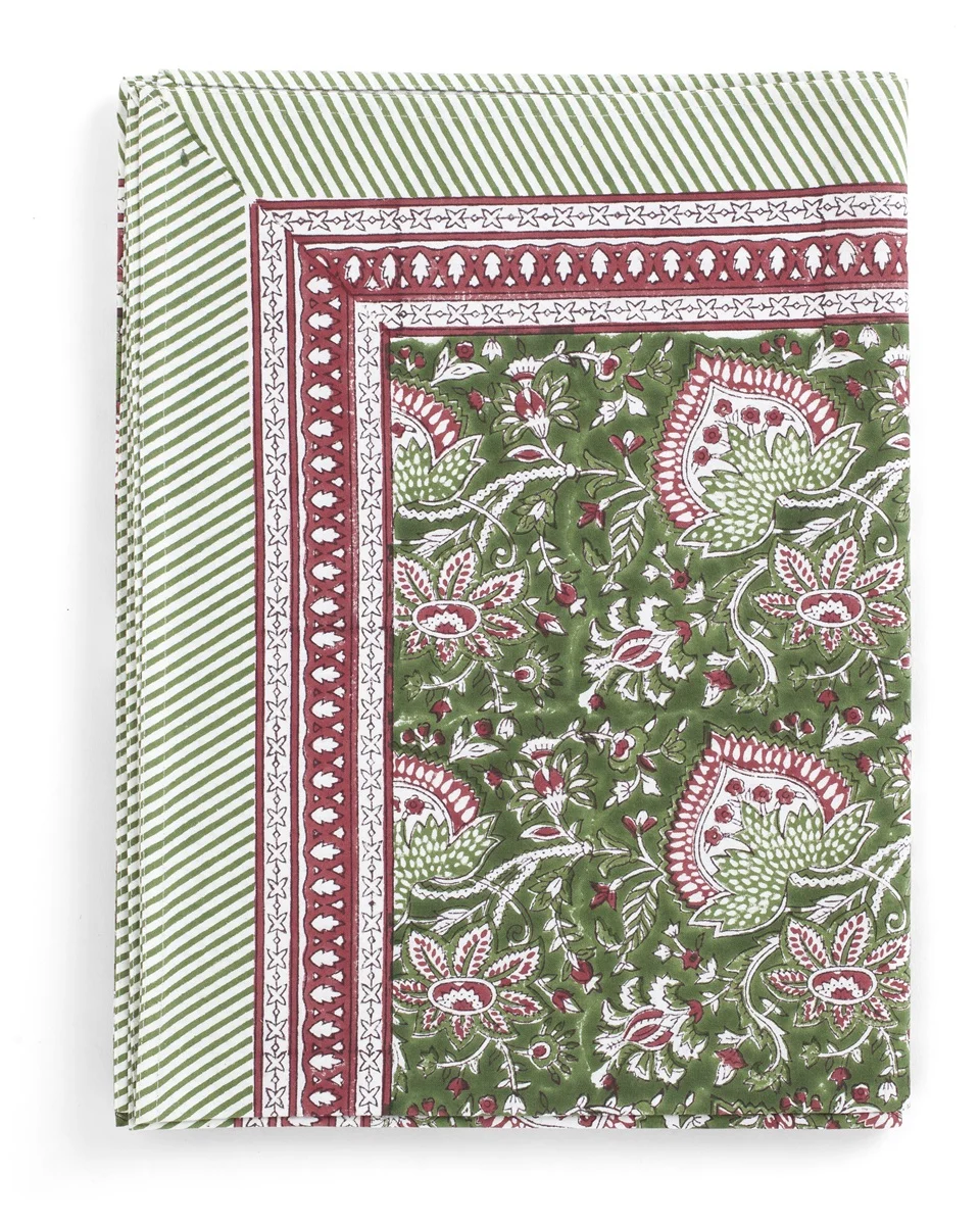 Chamois Bordsduk Oriental Grön