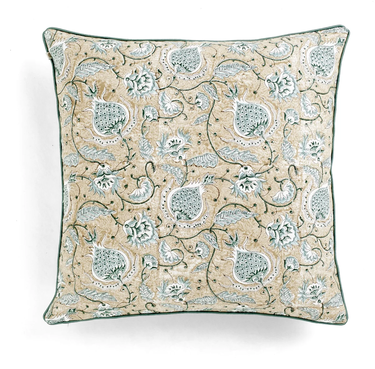 Chamois Cushion Cover Pomegranate Beige