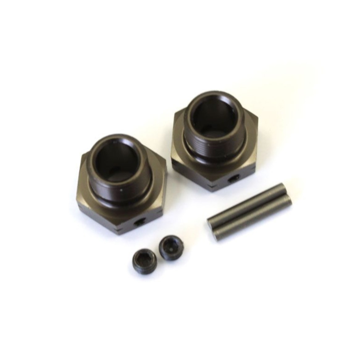 Kyosho IFW444GM Front Wide Wheel Hub (2pcs/Gunmetal/MP9) IFW444GM