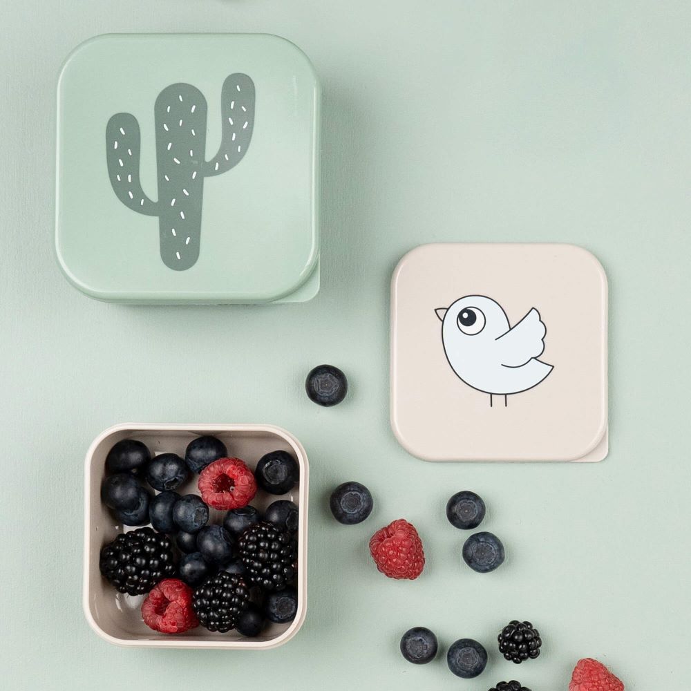 Done By Deer Snackbox Lalee 3-pack, Sand Mix - 3