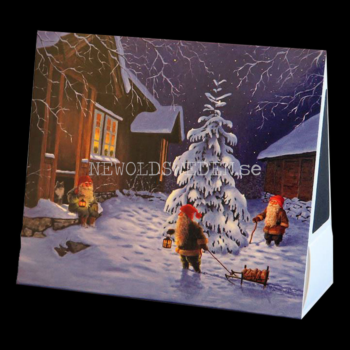 Välkommen! - Tändsticksask 11 x 4.5 x 9 cm - Jan Bergerlind