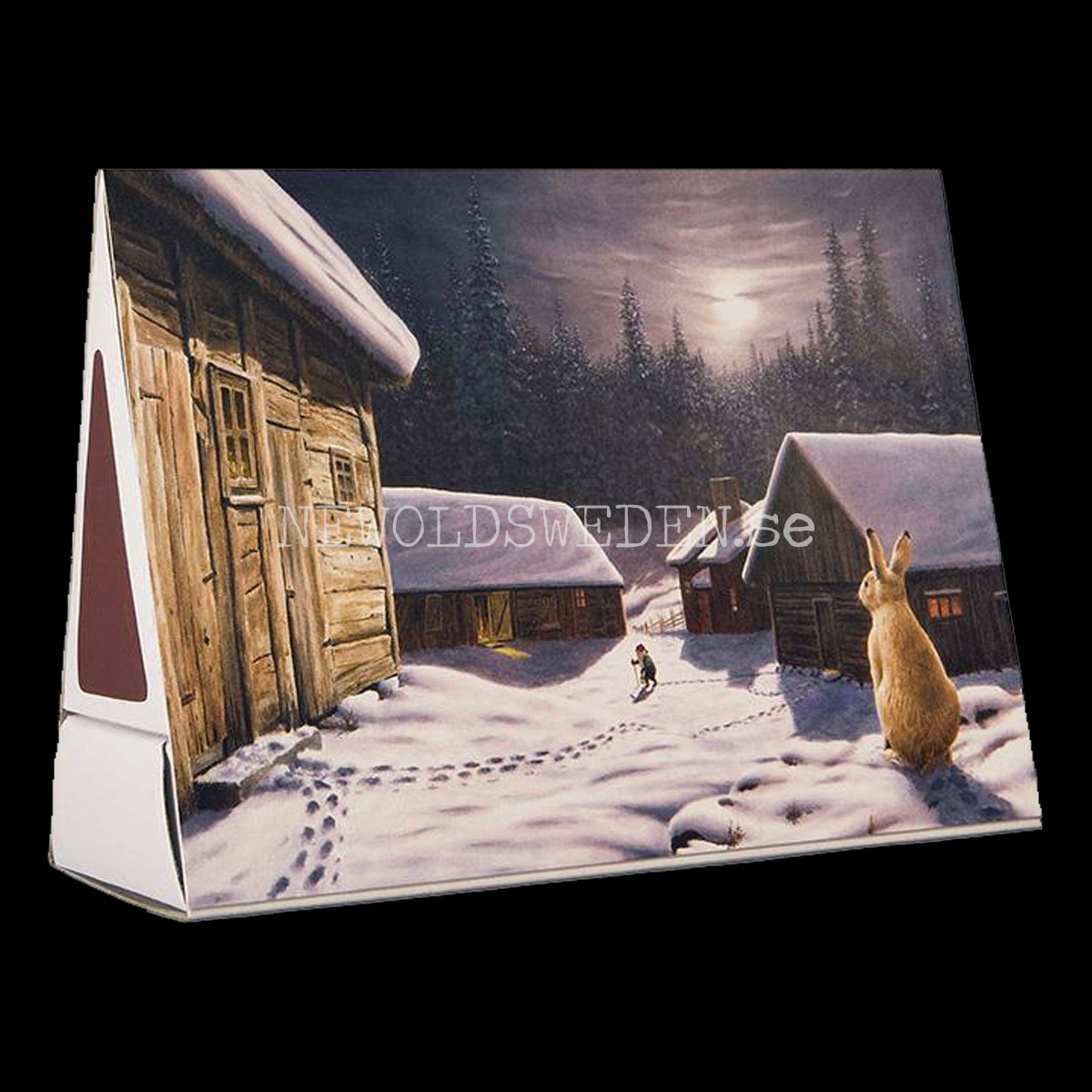 Midvinternatten - Tändsticksask 11 x 4.5 x 9 cm - Jan Bergerlind