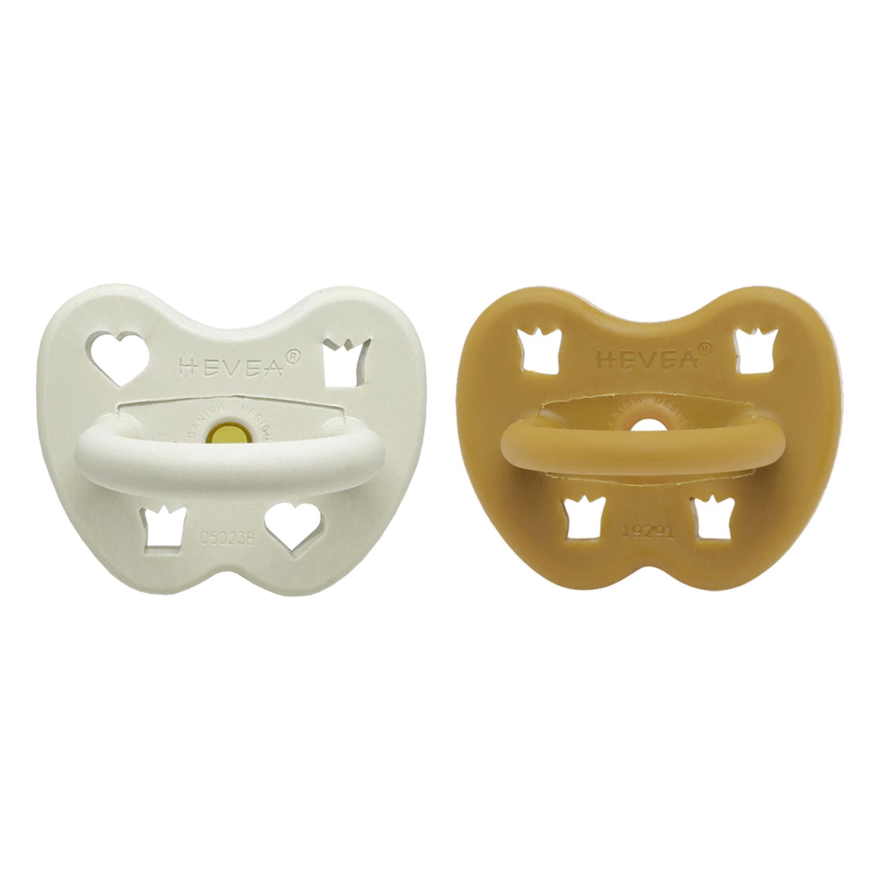 Naturgumminapp - Arctic amber 3-36 mån Ortodontisk 2-pack - Hevea