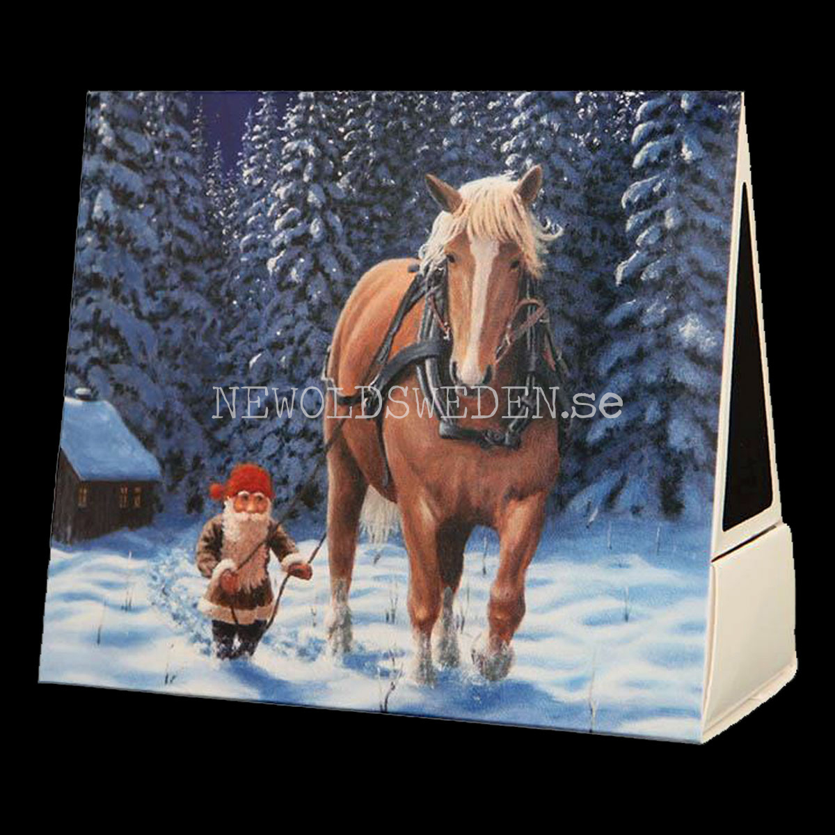 Julnatten - Tändsticksask 11 x 4.5 x 9 cm - Jan Bergerlind